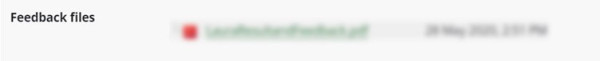 Feedback files block