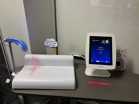 MeeScan machine in Reserve section