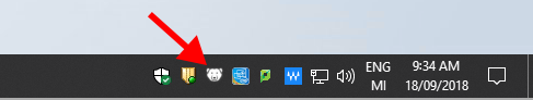 Computer icons bar