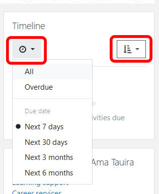 Timeline block