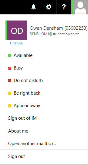 Skype for Business controls