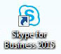 Skype for Business desktop icon
