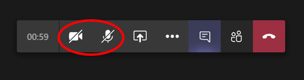 Teams meetings menu bar sound