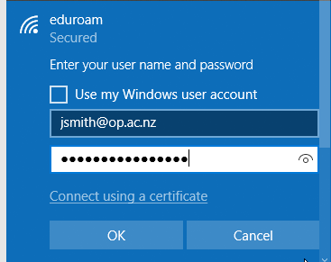 eduroam Windows 10