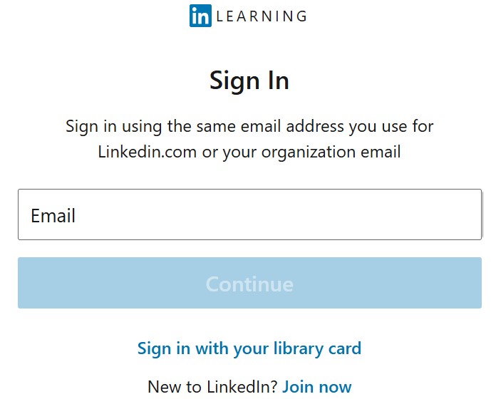 IT Online Tutorials LinkedIn Learning Sign In 2026 SS 1