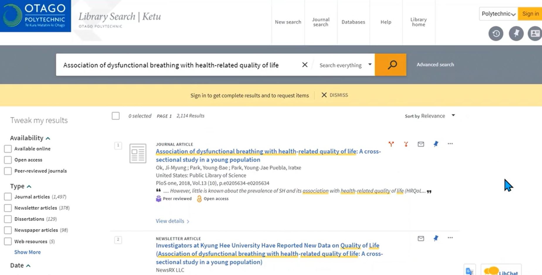 Searching for information online » Otago Polytechnic