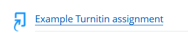 Example Turnitin assignment